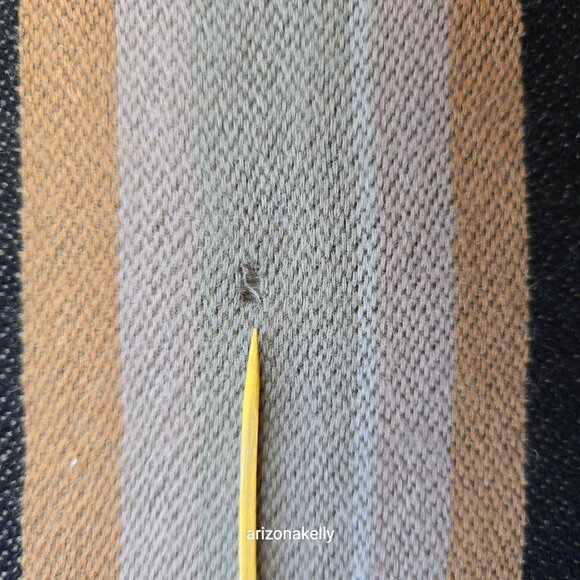 HUGE Wilfred Wool Stripe Blanket Scarf *FLAW* Aritzia - Picture 5 of 13